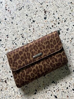 vintage ninewest leopard wallet Y2K 90’s